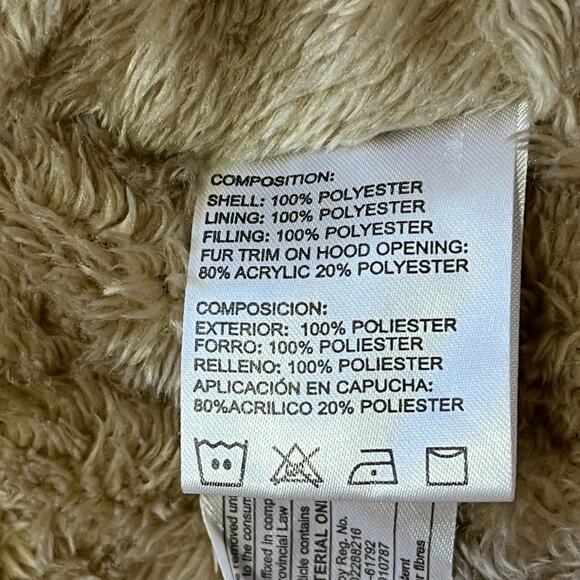 HOLSTARK Faux Fur Lined Quilted Parka in Red NO HOOD SZ M - Picture 11 of 13